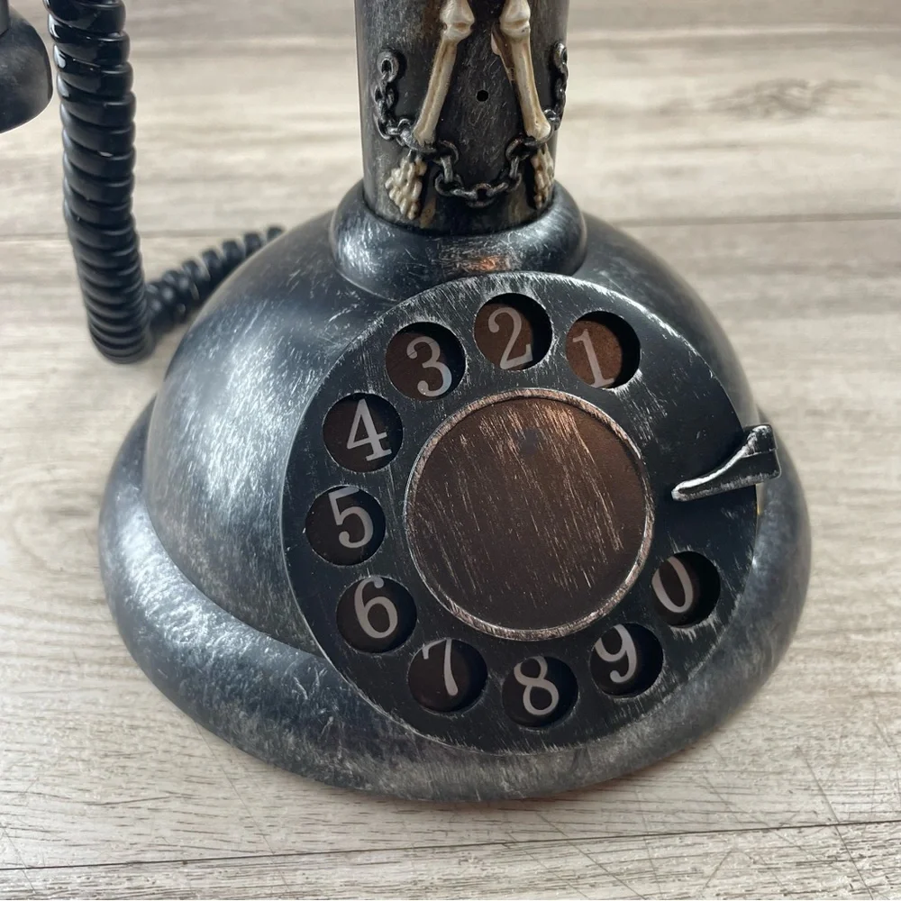 Gemmy Halloween Spooky Haunted Candlestick Telephone Phone - NO SOUND PROP ONLY